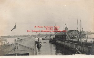 Unknown Location, RPPC, Docks & Piers.Tugboats, Steamships, Pier Dock No 11