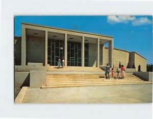 Postcard Entrance to the Harry S. Truman Library, Slover Park, Independence, MO