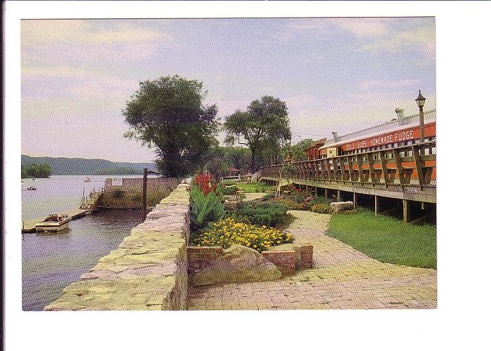 Waterfront, St Feriole Railroad, Praire du Chien, Wisconsin