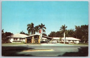 Royal Palms Motel Sarasota Florida FL UNP Unused Chrome Postcard A13