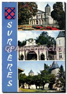 Postcard Modern Sugeres Notre Dame Church The Interior Du Chateau Renaissance...