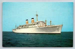 SS Independence American Export Lines Postcard Casablanca Morocco 1962