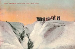 c.1907-15 Crevasse in Muir Glacier Alaska Postcard 2T5-477