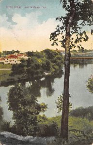 River Scene South Bend, Indiana IN