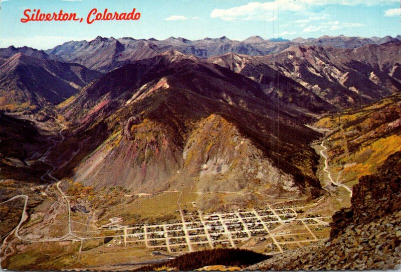 Colorado Silverton Aerial View