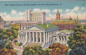 State Capitol Building & City Hall Richmond Virginia