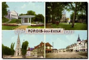 Old Postcard Forges les Eaux Resort Spa Casino on the City Hall Park Place Ch...