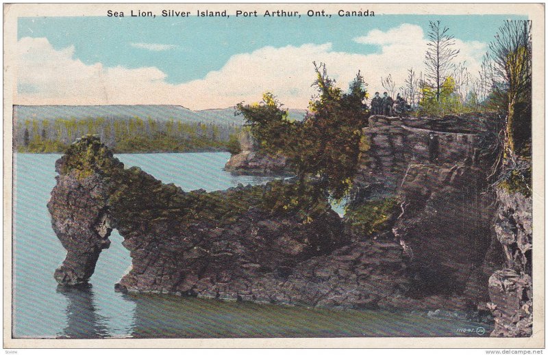 Sea Lion, Silver Island, Port Arthur, Ontario, Canada, 1900-1910s