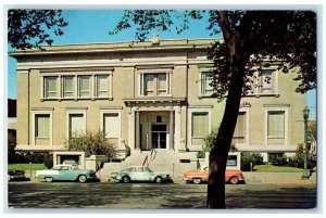 c1960 Public Library Exterior View Building Cedar Rapids Iowa Vintage Postcard
