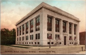 Hand Colored PC Hardware Mutual Insurance Bldg Stevens Point, Wisconsin~136574