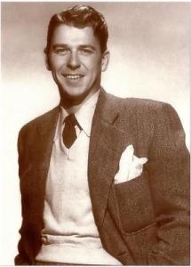 Ronald Reagan Actor in the 1940s Modern Postcard