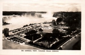 VINTAGE POSTCARD REAL PHOTO OF AMERICAN & RAINBOW FALLS NIAGARA c. 1925-1935