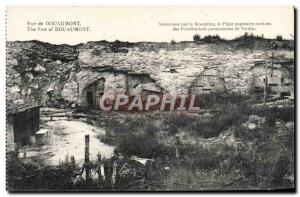 Old Postcard Fort de Douaumont Army