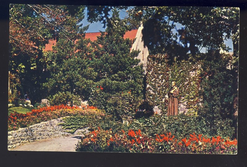 Garrison, New York/NY Postcard, St Francis Statue At Graymoor