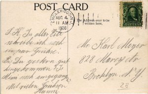 PC GOLF, USA, NJ, ENGLEWOOD, GOLF CLUB, Vintage Postcard (b45434)