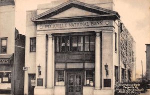 Peckville Pennsylvania First National Bank Vintage Postcard AA66286