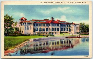 M-27354 Casino And Lagoon Belle Isle Park Detroit Michigan