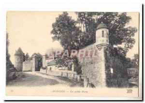 Avallon Old Postcard The little door