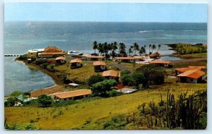 MARTINIQUE ~ Aerial View CAP EST HOTEL Caribbean Postcard