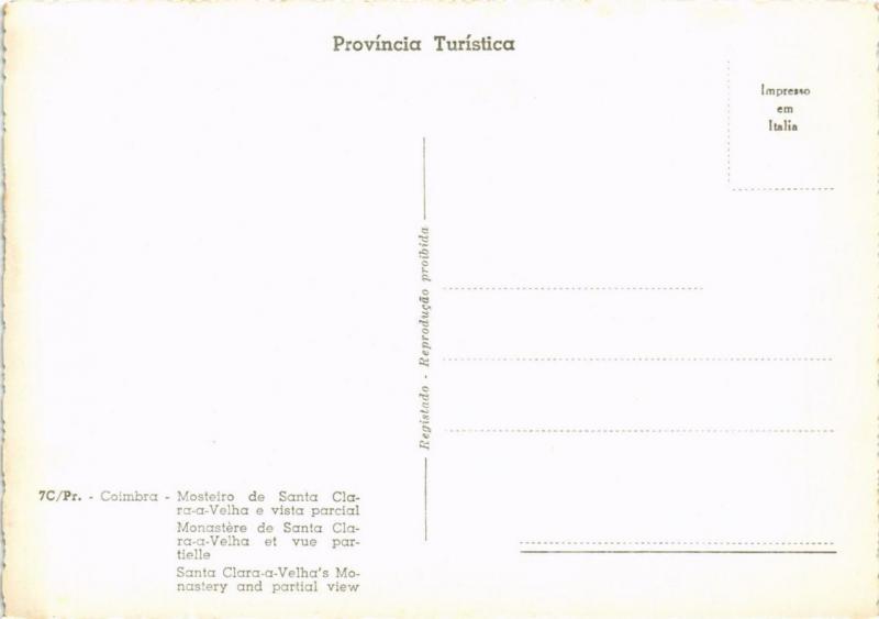 CPM Coimbra-Monastére de Santa-Clara a Velha PORTUGAL (750615)