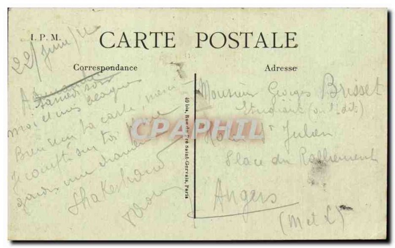 Old Postcard Chateau de Bonnetable