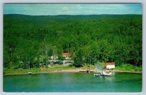 Wieben’s North Shore Resort & Motel, Rossport Ontario Postcard, Seaplanes