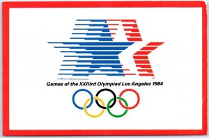 Postcard - Games of the XXIIIrd Olympiad Los Angeles1984