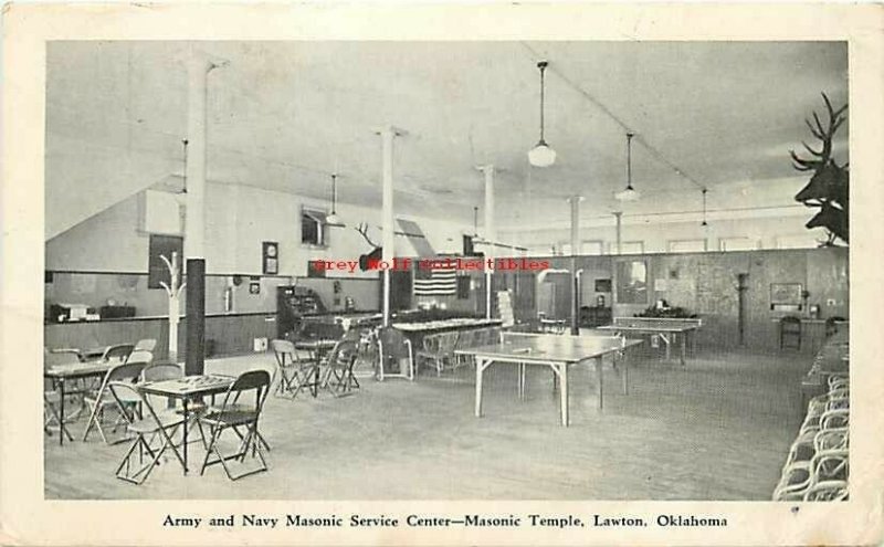 OK, Lawton, Oklahoma, Army and Navy Masonic Service Center, Juke Box, Ping Pong