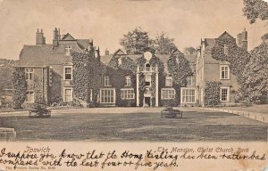 IPSWICH SUFFOLK ENGLAND~THE MANSION-CHRIST CHURCH PARK~1904 POSTCARD