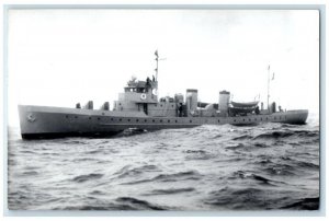 1941 USS Electra US Navy Arcturus Class Ship Tampa FL RPPC Photo Postcard