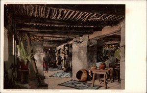 Grand Canyon Arizona AZ Hopi House Main Rm Detroit Pub c1900s-20s Postcard