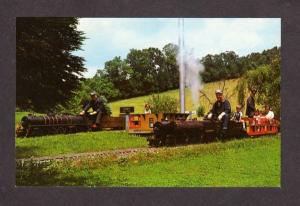 DE Auburn Valley Railroad Steam Train C Marshall Yorklyn Delaware Postcard PC RR