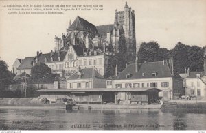 AUXERRE, France, 1910-1920s, La Cathedrale, la Prefecture et les Quas