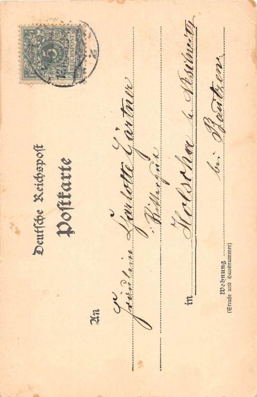 Zittau Germany Gruss aus scenic views landmarks antique pc Y12799