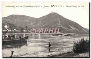 Old Postcard Kahlenberg has Kahlenbergerdorf of Donau Wien XIX / 3 Leopoldsberg