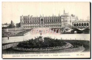 Old Postcard Saint Germain en Laye Chateau North Facade