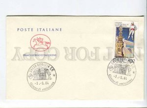 291472 ITALY 1984 First Day COVER viterbo