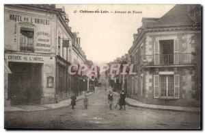 Old Postcard Chateau du Loir Avenue Towers