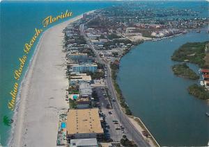 Indian Rocks Beach Florida FL aerial view Postcard