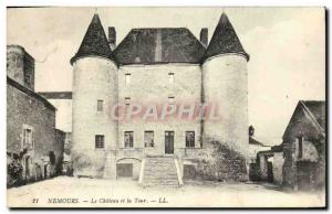 Old Postcard Nemours And Chateau La Tour