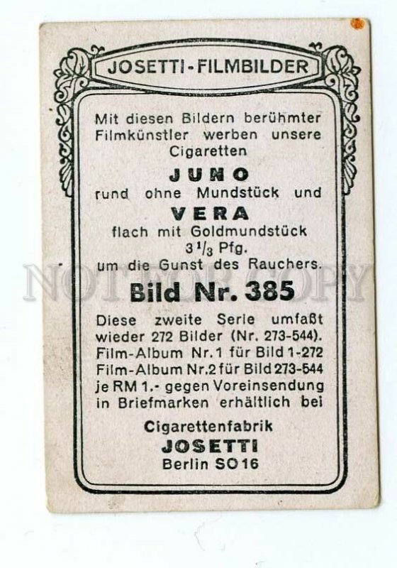 145306 Jarmila NOVOTNA Czech OPERA soprano Old CIGARETTE card