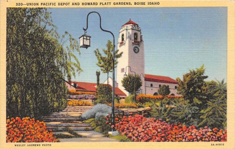 Idaho Boise   Union Pacific Depot and Howard Platt Gardens