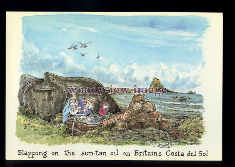 BE189 - Britains Costa del Sol lovely weather for?? - Large Besley Comic Pcard