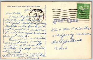 Toledo Ohio 1945 Postcard Municipal Building