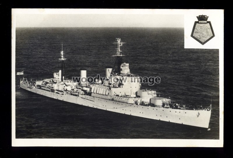 na7270 - Royal Navy Warship - HMS Kenya - postcard