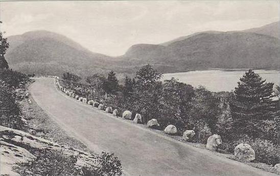 Maine Bar Harbor Cadillac Mountain Road Acadia National Park Albertype