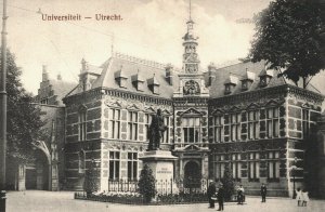 Netherlands Utrecht Universiteit Vintage Postcard 03.78