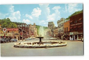 Hot Springs Arkansas AR Vintage Postcard Crystal Water Fountain Whittington Ave