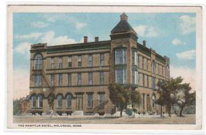 The Hampton Hotel Holdrege Nebraska 1928 postcard