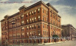 Trinity Hospital - MIlwaukee, Wisconsin WI Postcard